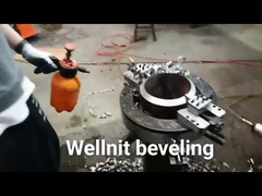 Pneumatic Pipe Cutting Beveling Machine 10r/min 355-508 mm