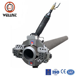 Precision Oval Pneumatic Pipe Cutting Beveling Machine Light Weight 220 Voltage