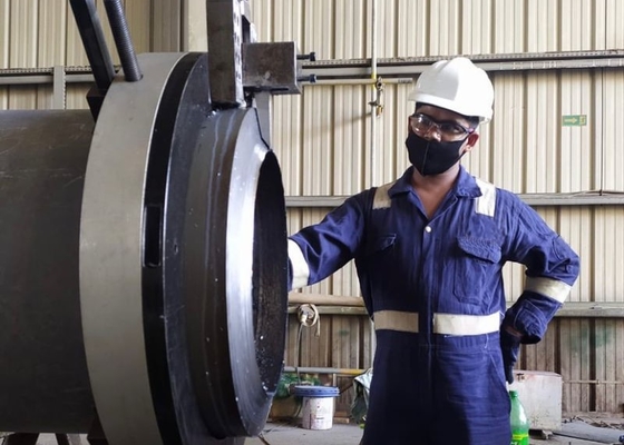 Full Automatic Split Type Pipe Cutter Beveler Cold Processing