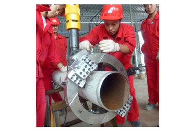 Aluminum Alloy Clamshell Pipe Cutter Electric Driven Steel Pipe Beveler
