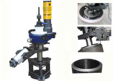 Low Noise Pipe Automatic Beveling Machine Low Friction Adjustable Bearing System