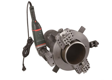 Self Centering Pipe Cutting And Beveling Machine Chuck Type Clamshell Pipe Cutter