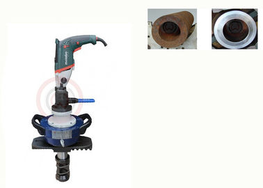 Electric Driven Stainless Steel Pipe Beveling Machine , Steel Pipe Beveler
