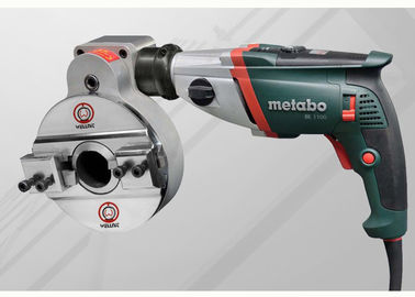 OD Mounted Pipe Cutting And Beveling Machine Auto Feed Electric Driven