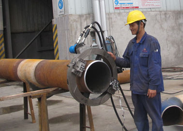 Hydraulic Split Frame Pipe Cutting And Beveling Machine Chamfering Machine Longer Life