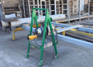 Green Color Pipe Cutting And Beveling Machine , Pipe Grooving Tool ISO 9001