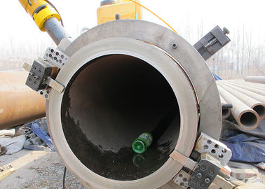 High Efficiency Bevel Cutting Machine For Pipes , Cold Cutting Pipe Equipment