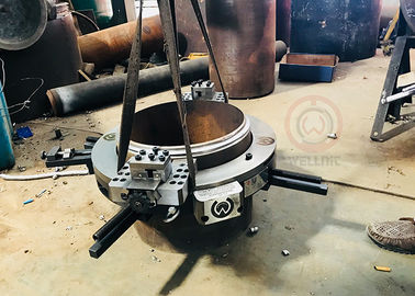 Customized Clamshell Pipe Cutting And Beveling Machine Bevel Accuracy
