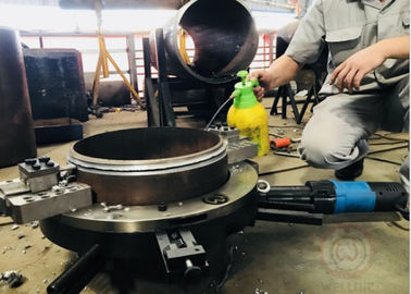 Od - Mounted Clamshell Cold Cutting Chamfering Machine Electric Operation Type