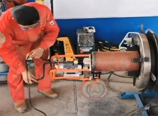 Hand Operated Multifunctional Pipe Beveling Machine 2000r/Min