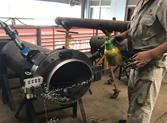 OD Mounted Pipe Cold Cutter Split Frame Tube Cutting Beveling Machine