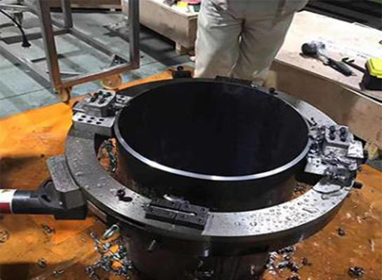 OD Mounted Pipe Cold Cutter Split Frame Tube Cutting Beveling Machine