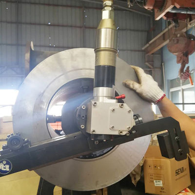 Flange Electric Pipe Beveling Machine 42r/Min Cutting