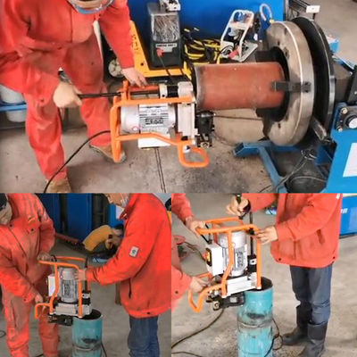 2000r/Min Plate Edge Beveling Machine 1100W Portable Pipe Beveller