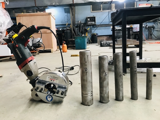114mm Portable Pipe Cutter Steel Cutting Beveling Machine